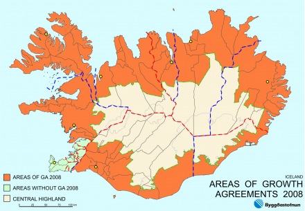 Areas of growth agreements 2008
