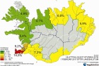 Hlutfallslegt atvinnuleysi � febr�ar 2011 eftir landshlutum