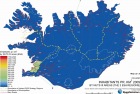 Inhabitans pr km2 2009 by Nuts III areas (The 2 ESA regions)