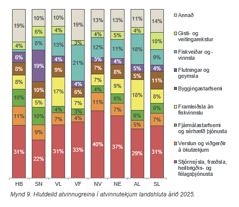Mynd úr skýrslu um tekjur einstaklinga 2008-2025