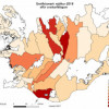 Greislumark mjlkur 2018 eftir sveitarflgum