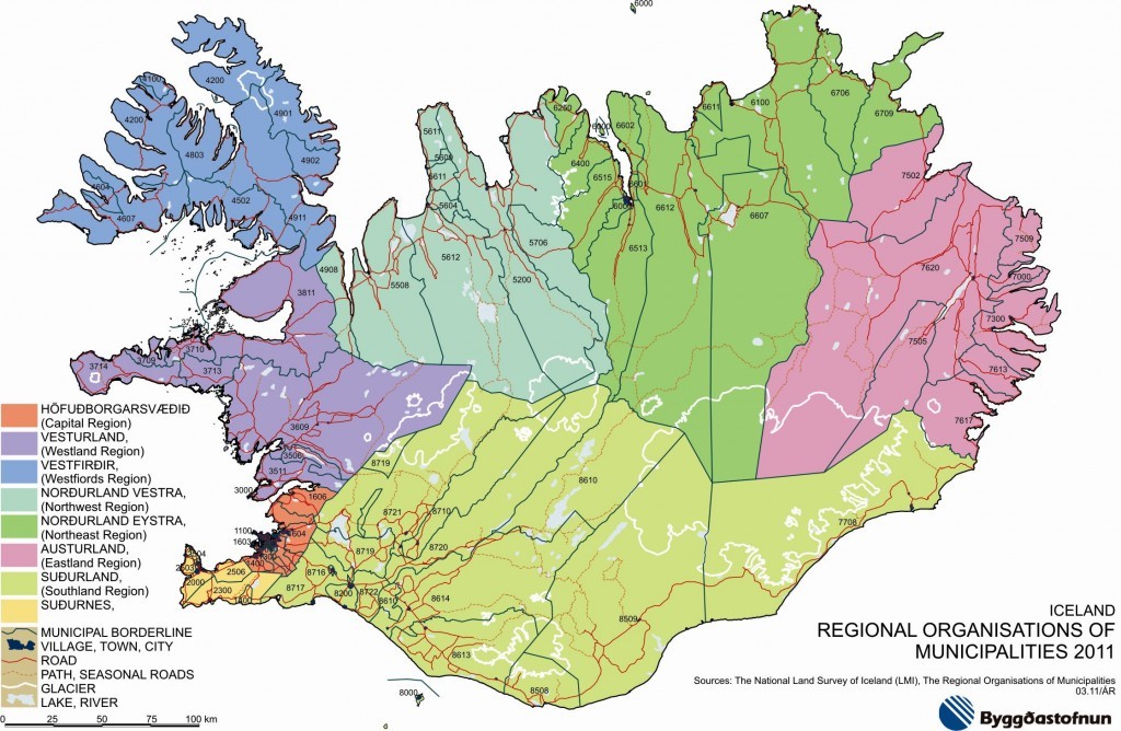 Regional organisations of municipalities 2011