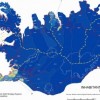 Inhabitans pr km2 2009 by municipalities