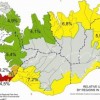 Relative unemployment by regions in February 2011