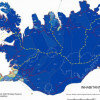 Inhabitants pr. km2 2009 by municipalities