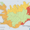 Relative number of foreign citizens by municipalities 2006