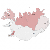 Stöðugildum fjölgaði mest á Suðurnesjum og Suðurlandi