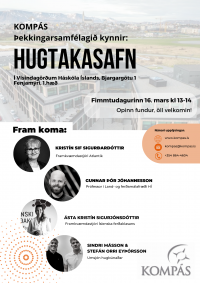 Hugtakasafnið - viðburður 16. mars