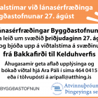 Lnasrfringar fr Byggastofnun heimskja Norausturland